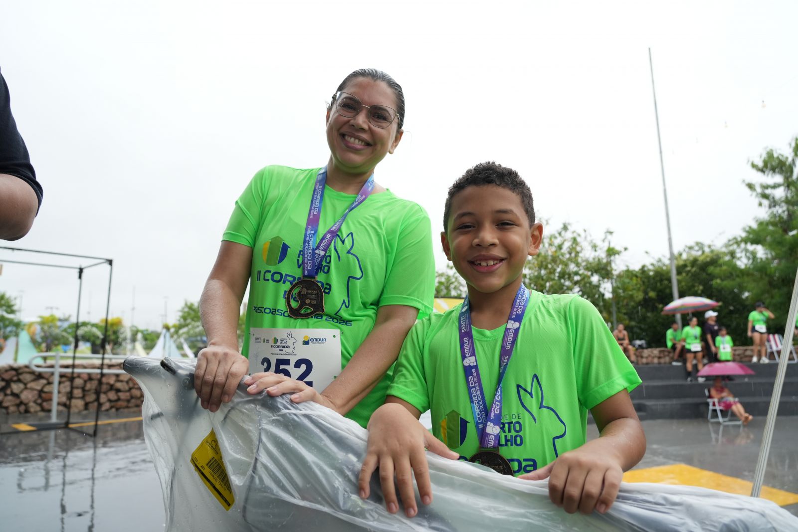 Heitor participou da categoria kids e ainda voltou para casa com uma bicicleta nova